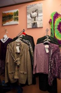 Generous selection of wool sweaters from Celtic Connection
