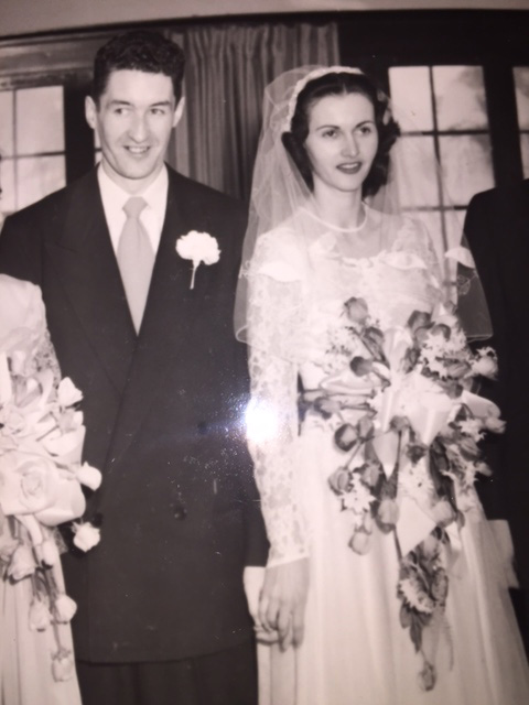 Don McGillis & Joan Donnelly Wedding, February 1st, 1951, Peterborough, ON, Canada