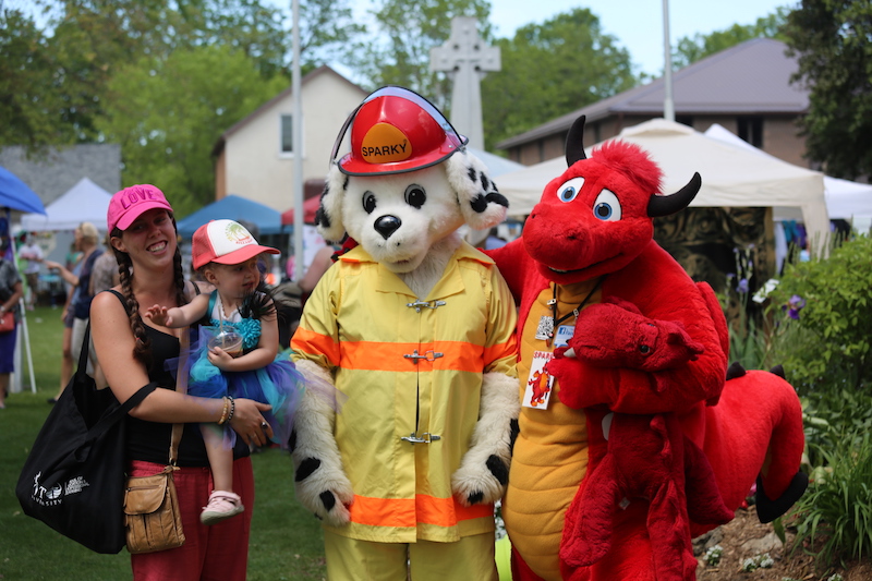 Everyone LOVES Sparky the Firedog and Sparky the Dragon